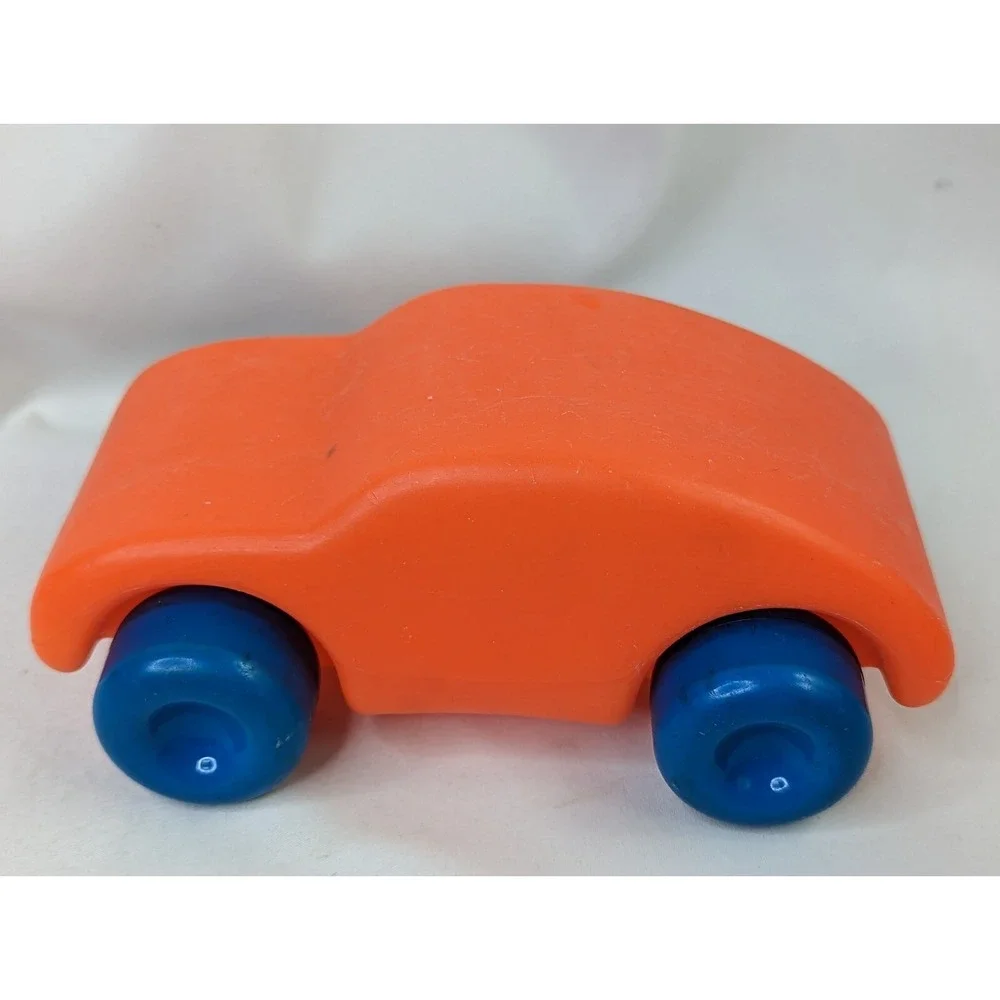 Little Tikes Orange Race Car Vehicle 6.5 Inch Plastic Racecar‎